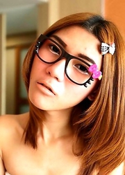19 year old shy Thai ladyboy May gets naked and does a striptease
